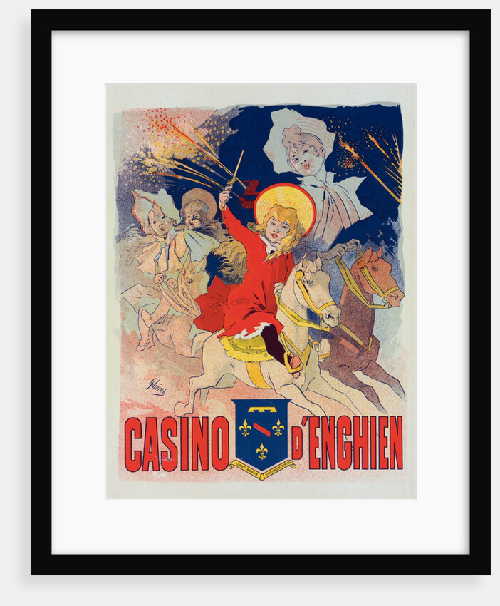 Poster for le Casino d'Enghien by Jules Chéret