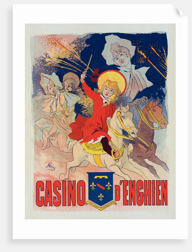Poster for le Casino d'Enghien by Jules Chéret