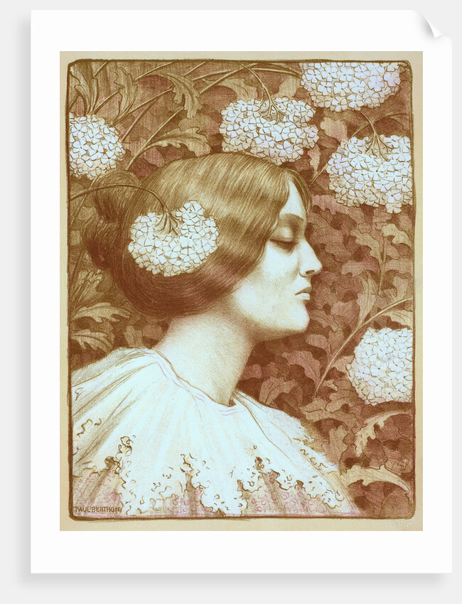 Original drawing for les Maîtres de l'Poster by Paul Berthon