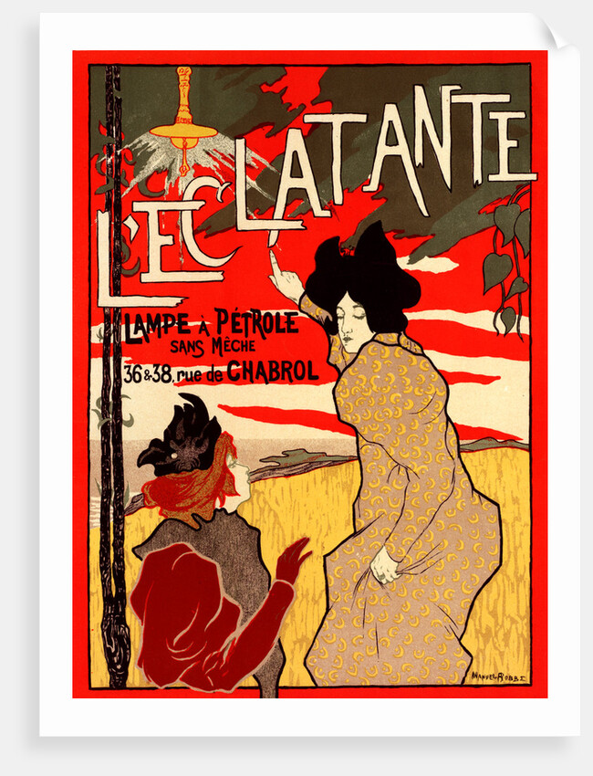 Poster for la Lampe à Pétrole l'Éclatante by Manuel Robbe