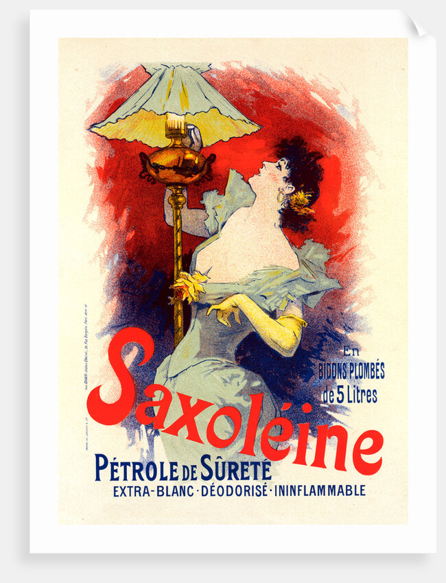 Poster for Saxoléine by Jules Chéret