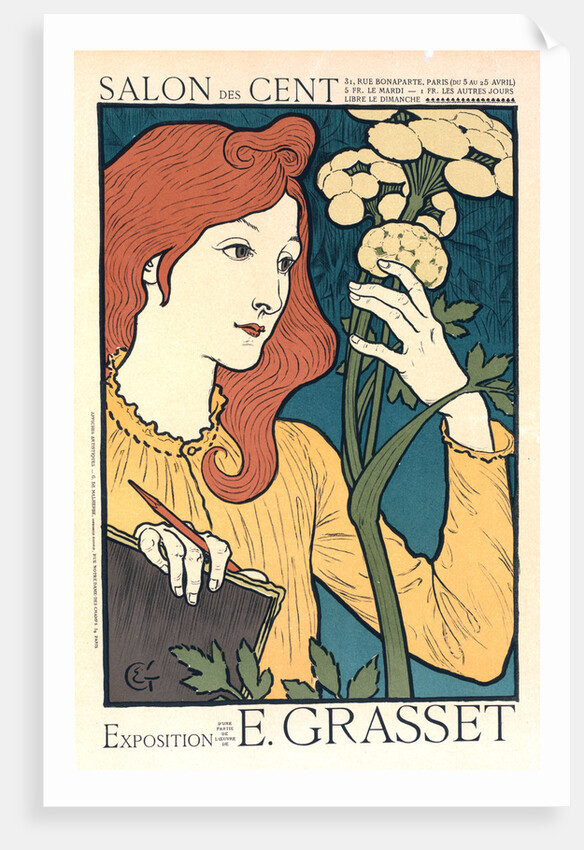 Poster for l' Exposition E. Grasset au Salon des Cent by Eugène Grasset
