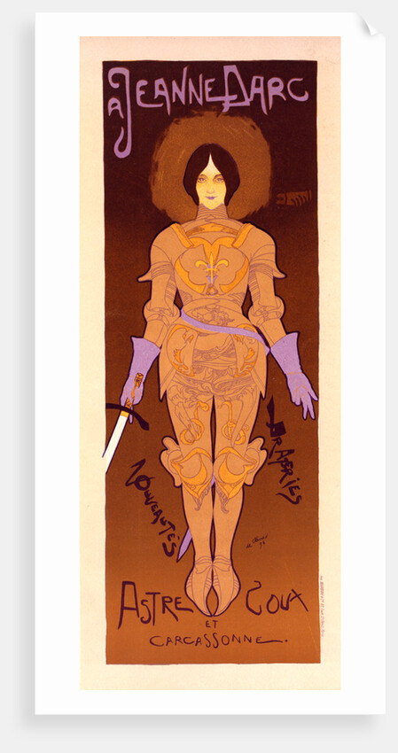 Poster for le Magasin de Nouveautés A Jeanne d'Arc, à Carcassonne by Georges de Feure
