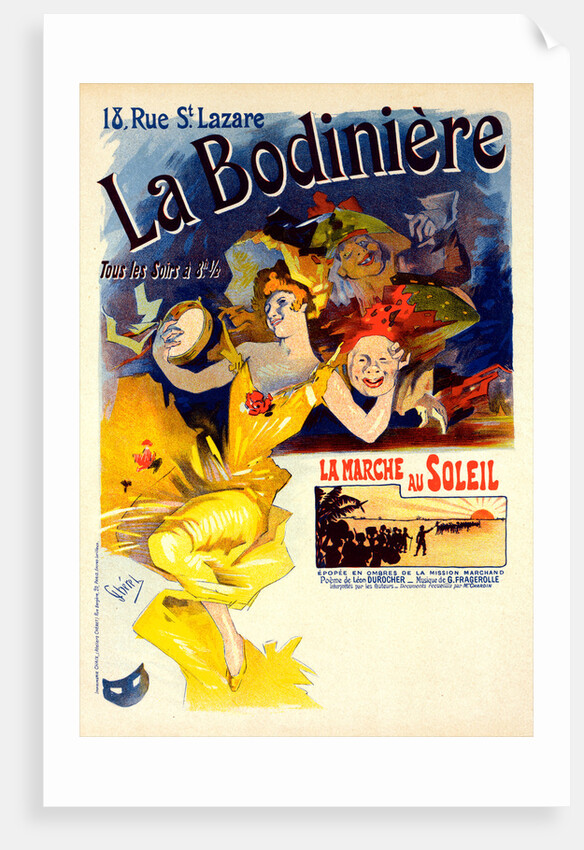 Poster for La Bodinière by Jules Chéret