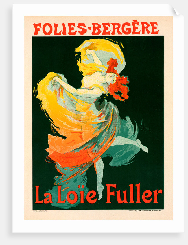 Poster for les Folies-Bergère, la Loïe Fuller by Jules Chéret