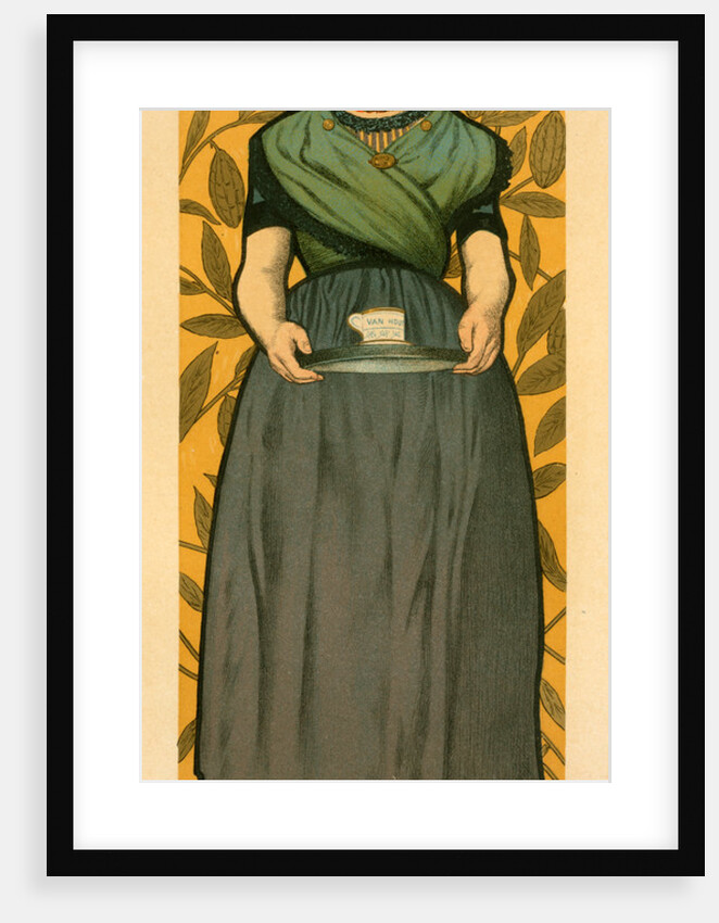 Poster for le Cacao Van Houten by Adolphe Willette