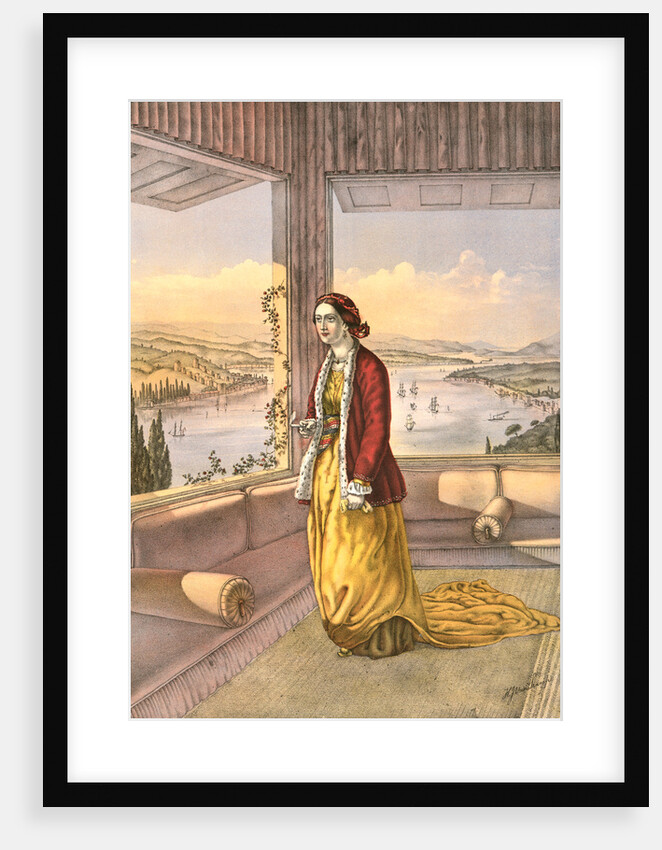 Armenian lady of Constantinople, Istanbul, Turkey by Henry J. Van Lennep