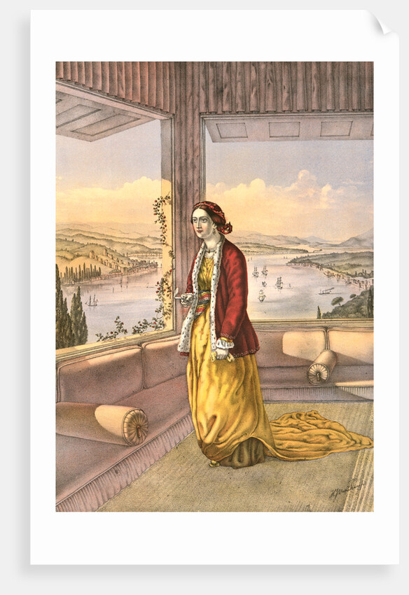Armenian lady of Constantinople, Istanbul, Turkey by Henry J. Van Lennep