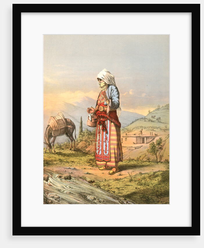 Armenian peasant woman, Travels through Turkey 1862 by Henry J. Van Lennep
