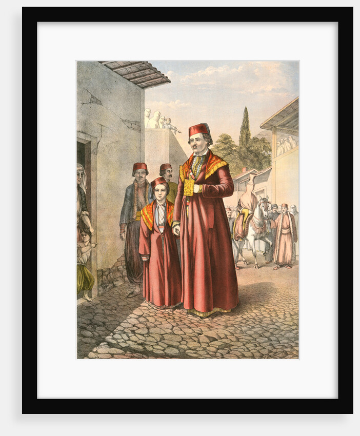 Armenian marriage procession, Travels through Turkey 1862 by Henry J. Van Lennep