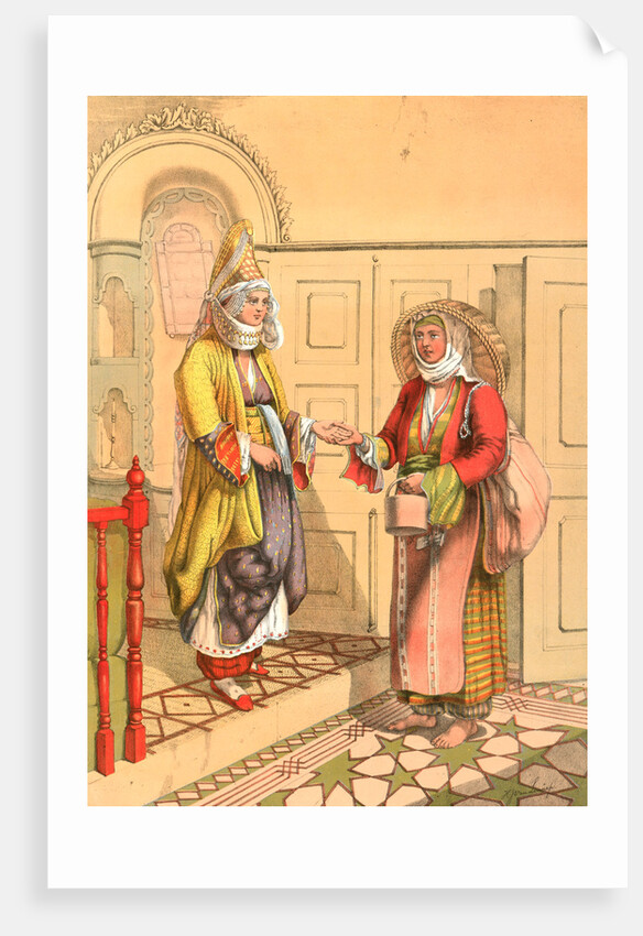 Gypsy fortune telling, Travels through Turkey 1862 by Henry J. Van Lennep