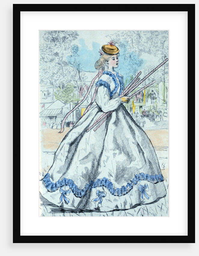 1866, Women's fashion in nineteenth-century Paris by Henri Boutet