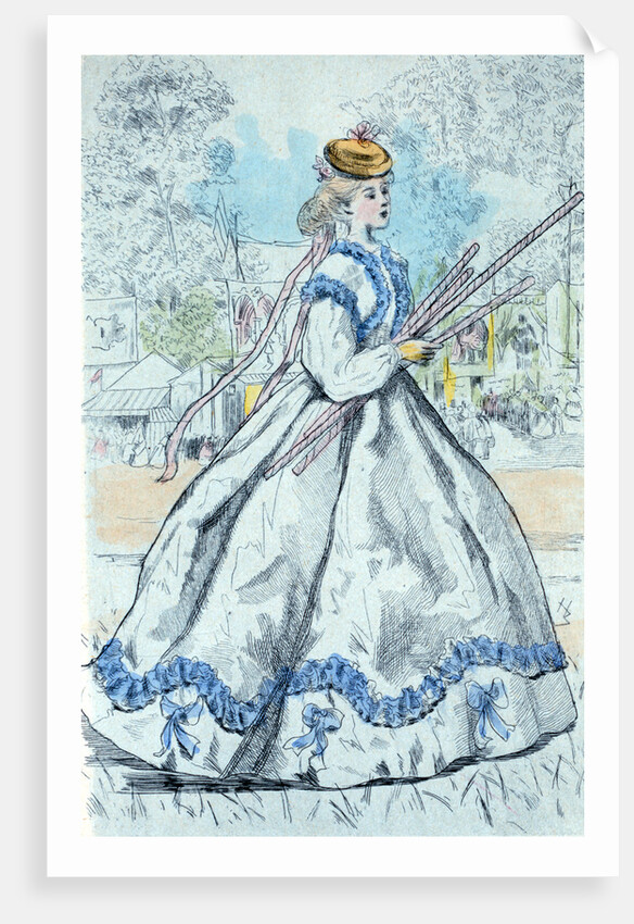 1866, Women's fashion in nineteenth-century Paris by Henri Boutet