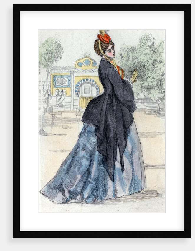 1873, Women's fashion in nineteenth-century Paris by Henri Boutet