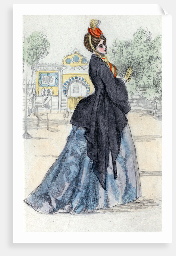 1873, Women's fashion in nineteenth-century Paris by Henri Boutet