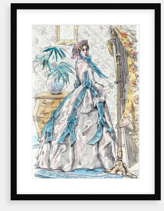 1863, Women's fashion in nineteenth-century Paris by Henri Boutet