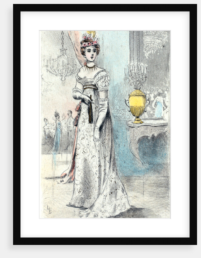 1819, Women's fashion in nineteenth-century Paris by Henri Boutet