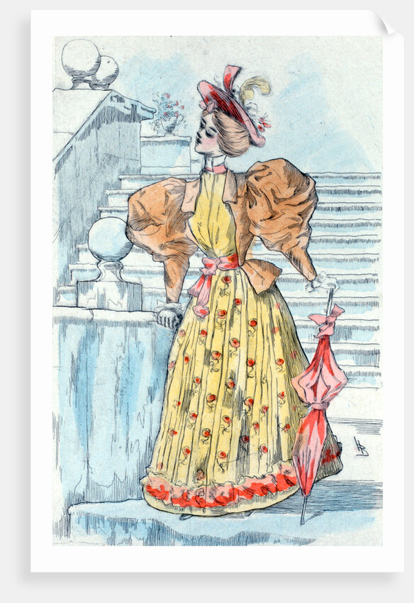 1894, Women's fashion in nineteenth-century Paris by Henri Boutet