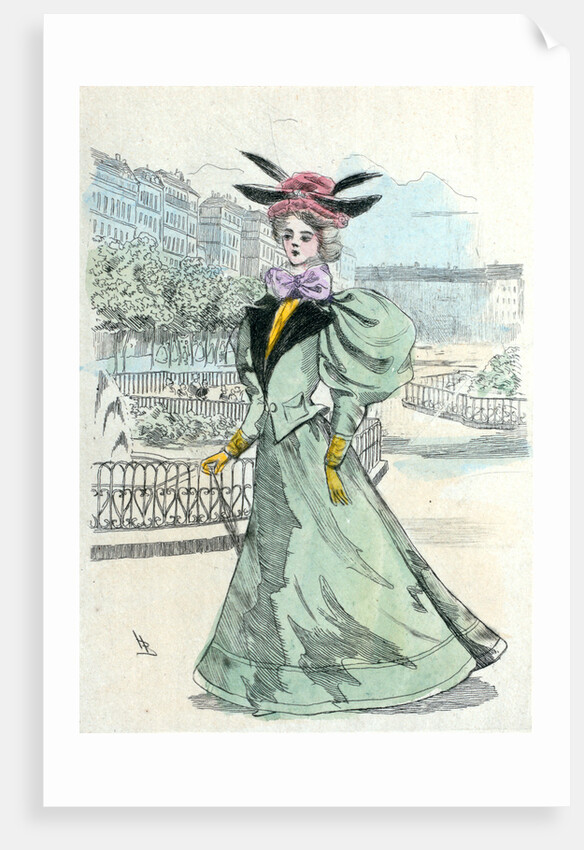 1899, Women's fashion in nineteenth-century Paris by Henri Boutet