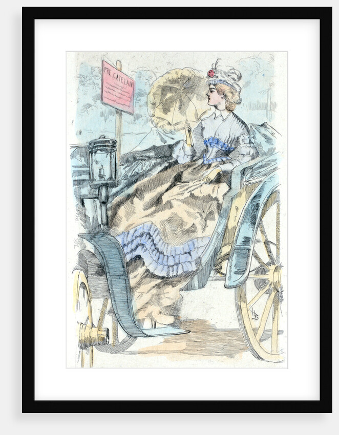 1864, Women's fashion in nineteenth-century Paris by Henri Boutet