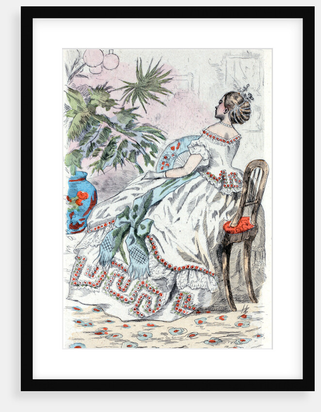 1862, Women's fashion in nineteenth-century Paris by Henri Boutet