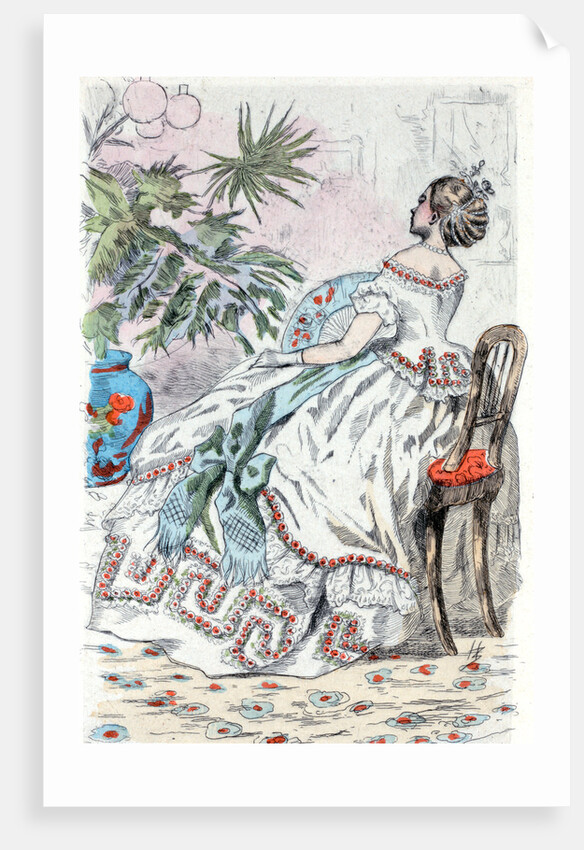 1862, Women's fashion in nineteenth-century Paris by Henri Boutet