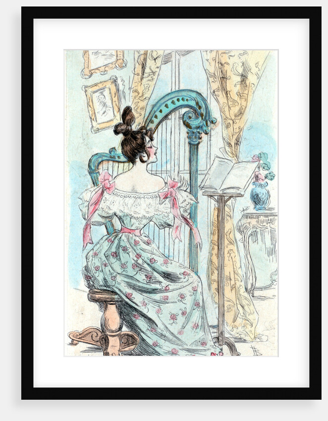 1832, Women's fashion in nineteenth-century Paris by Henri Boutet