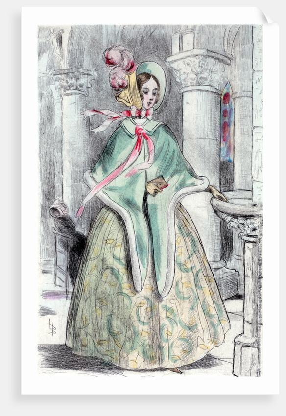 1839, Women's fashion in nineteenth-century Paris by Henri Boutet