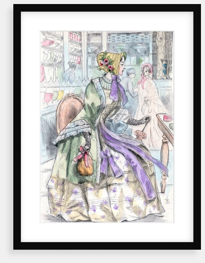 1850, Women's fashion in nineteenth-century Paris by Henri Boutet