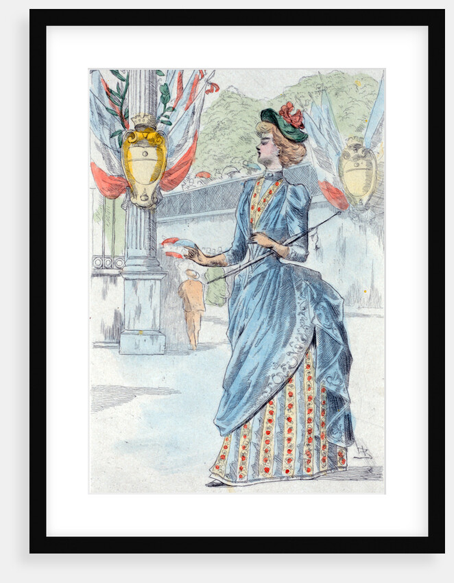1878, Women's fashion in nineteenth-century Paris by Henri Boutet