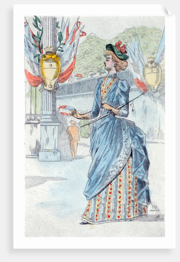 1878, Women's fashion in nineteenth-century Paris by Henri Boutet