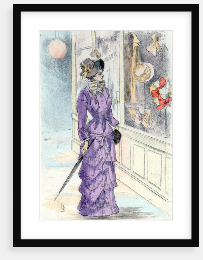 1880, Women's fashion in nineteenth-century Paris by Henri Boutet