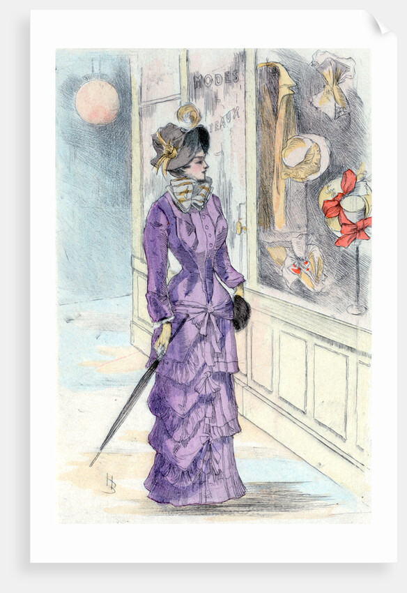 1880, Women's fashion in nineteenth-century Paris by Henri Boutet