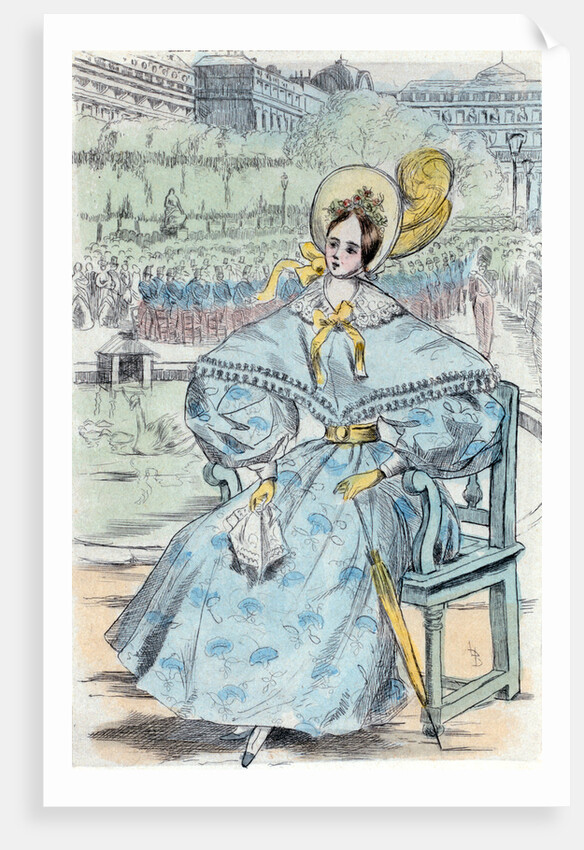 1836, Women's fashion in nineteenth-century Paris by Henri Boutet