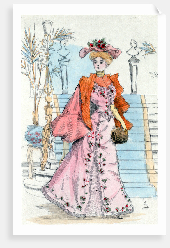 1898, Women's fashion in nineteenth-century Paris by Henri Boutet