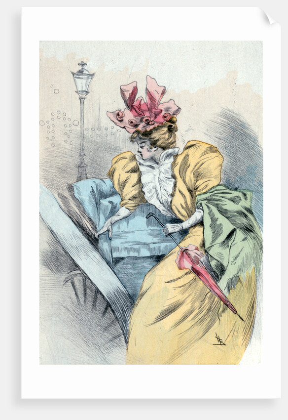 1896, Women's fashion in nineteenth-century Paris by Henri Boutet