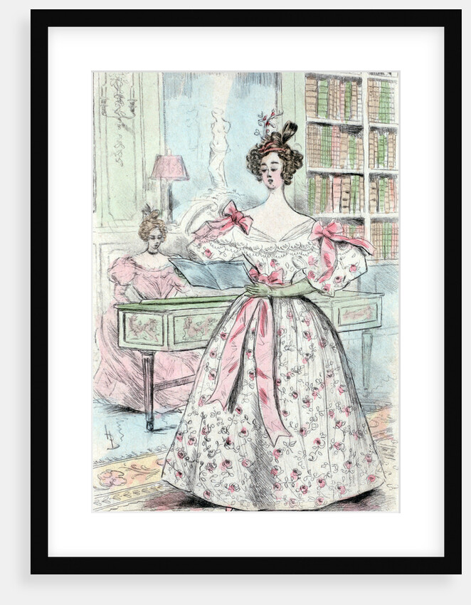 1835, Women's fashion in nineteenth-century Paris by Henri Boutet