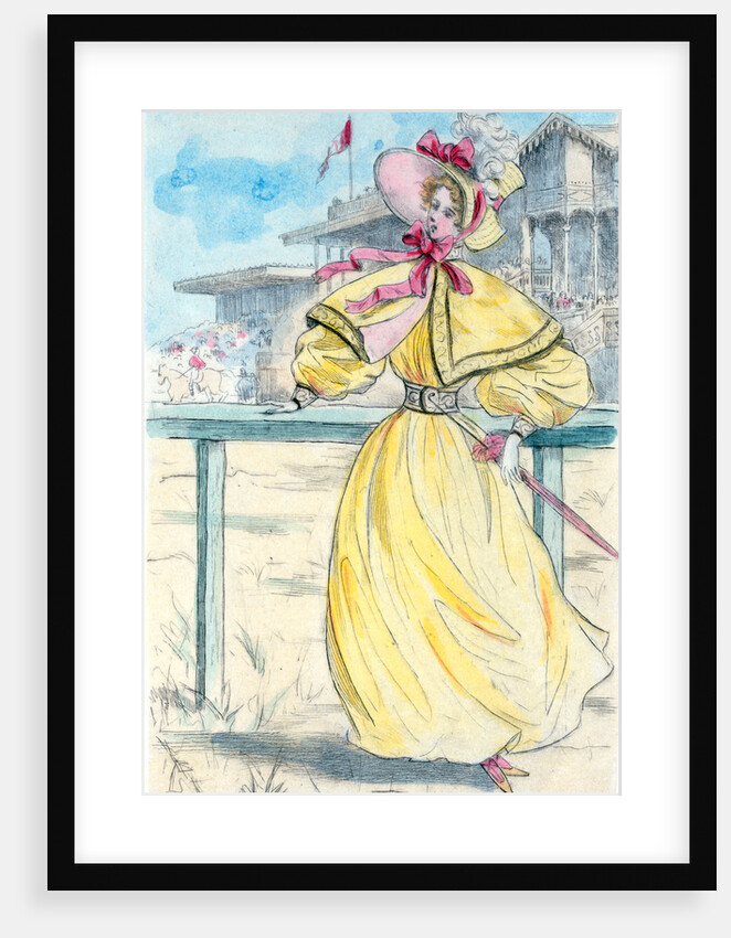 1841, Women's fashion in nineteenth-century Paris by Henri Boutet