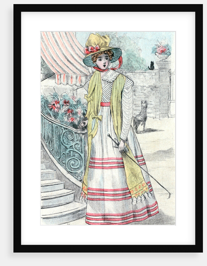 1824, Women's fashion in nineteenth-century Paris by Henri Boutet