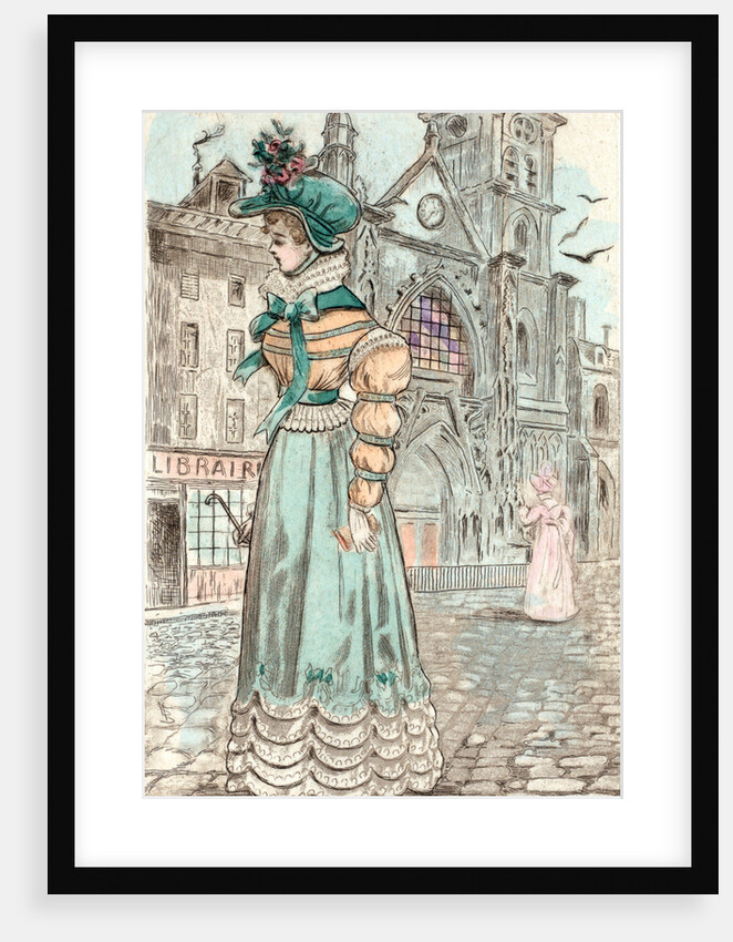 1823, Women's fashion in nineteenth-century Paris by Henri Boutet