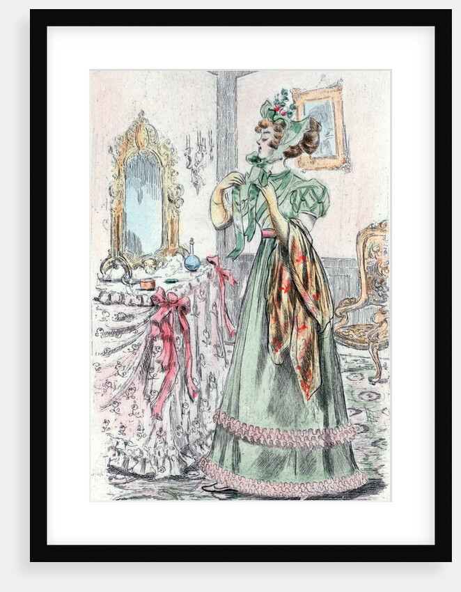 1829, Women's fashion in nineteenth-century Paris by Henri Boutet