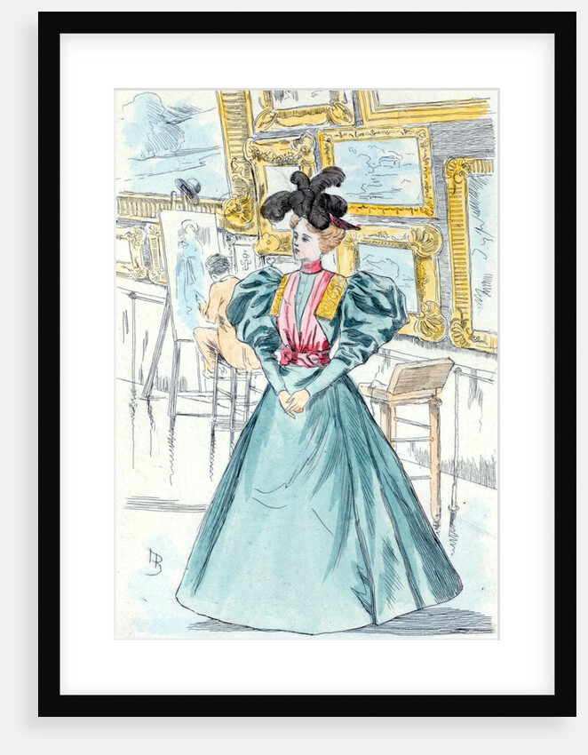 1895, Women's fashion in nineteenth-century Paris by Henri Boutet