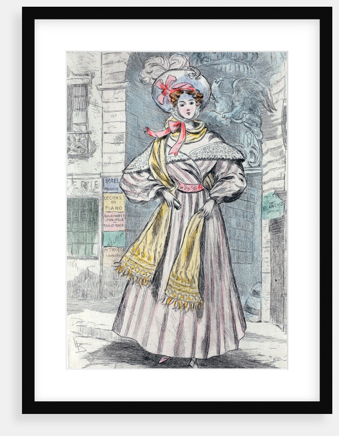1833, Women's fashion in nineteenth-century Paris by Henri Boutet