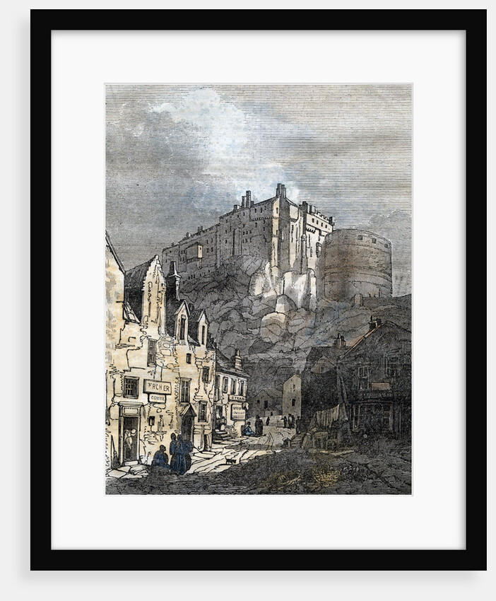 Edinburgh Castle Scotland 1833 by Anonymous