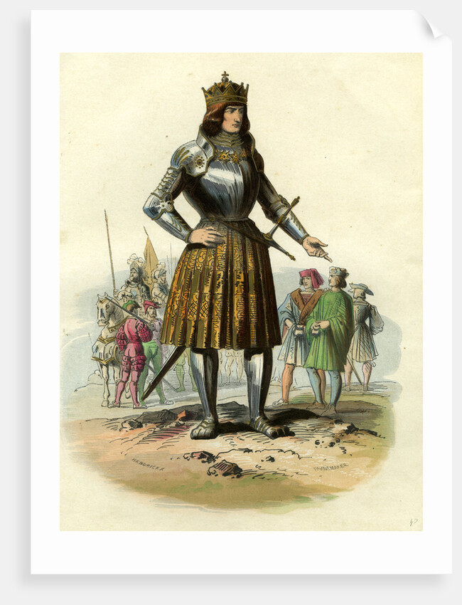 Maximilien D' Autriche 19th Century Illustration 1459 - 1519 by Anonymous