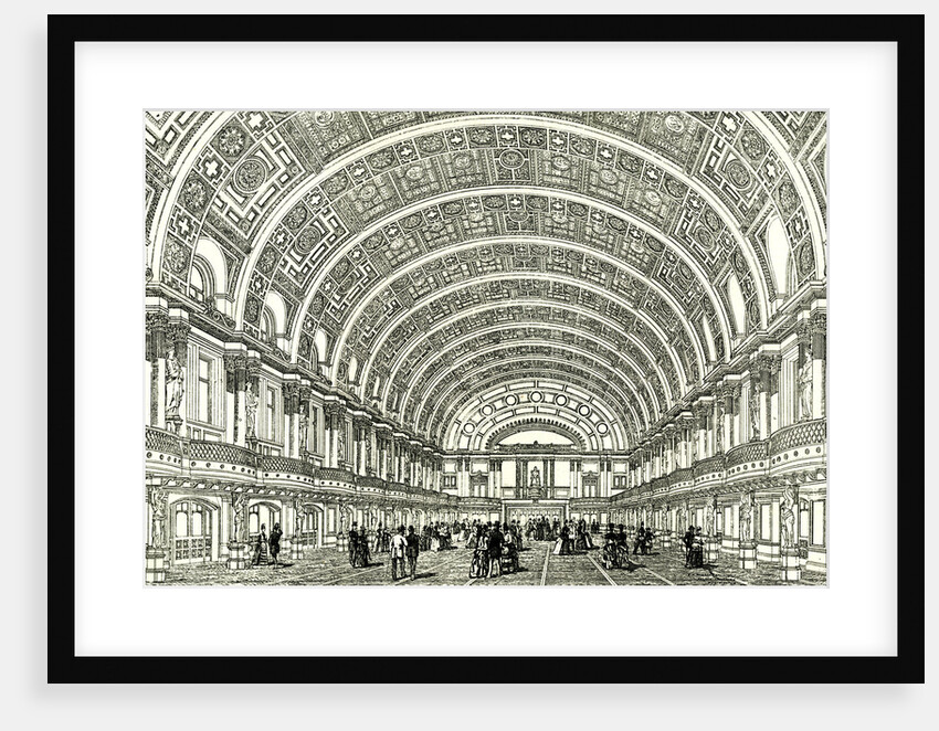 People's Palace London UK 1887 the Queen's Hall Opened by Her Majesty by Anonymous