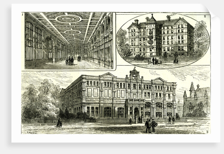 Princess of Wales Opened the New Buildings of the London Hospital Library of Medical College Nursing Home Medical College by Anonymous