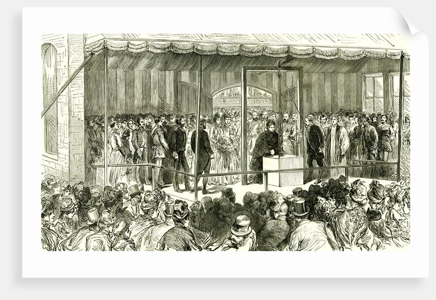 The People's Palace London UK 1887 Her Majesty Laying the First Stone of the Technical Schools by Anonymous