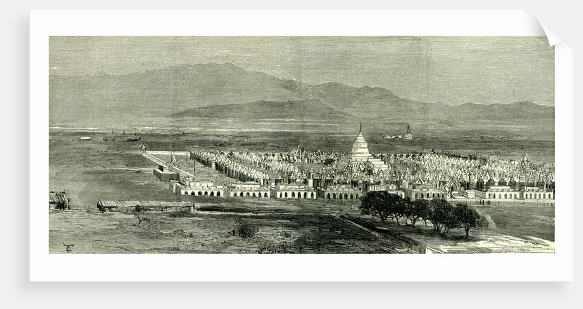Mandalay the King's Pagoda Myanmar 1885 the Expedition against the King Theebaw of Burma by Anonymous