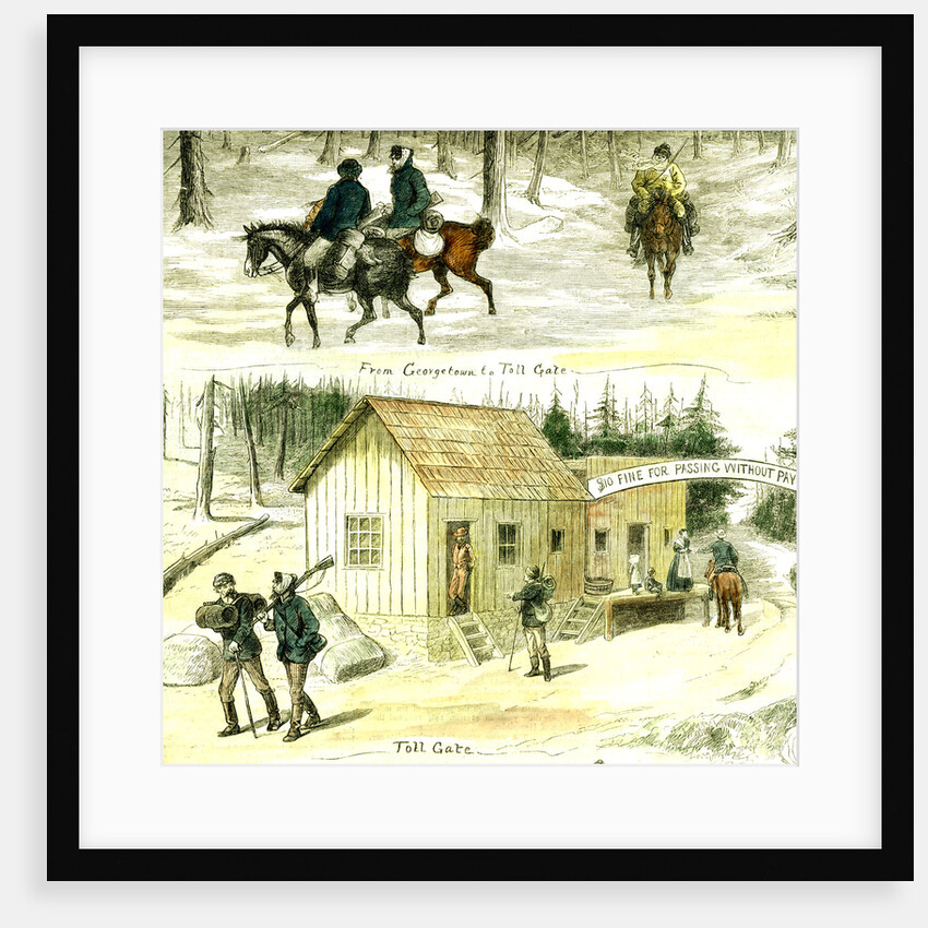 Colorado, United States of America 1881 Rough Travelling by Anonymous